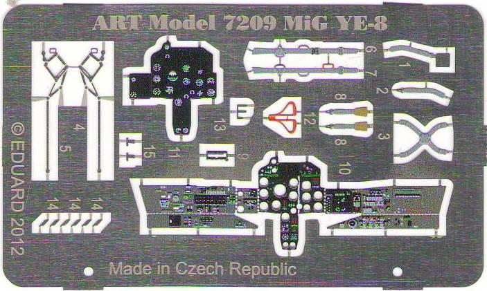 Доповнення 1/72 фототравлення ART-model 7209 для Е-8/2