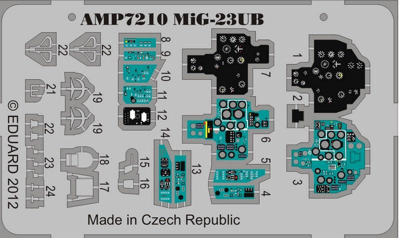 Доповнення 1/72 фототравлення ART model 7210 для МІГ-23УМ