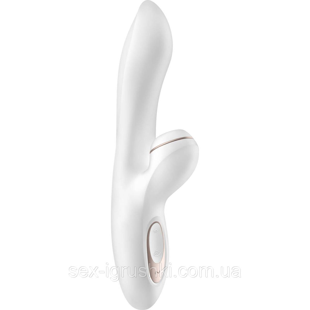 Вакуумний вібратор-кролик Satisfyer Pro Plus G-Spot Rabbit, перший кролик із вакуумом та вібрацією SO1829