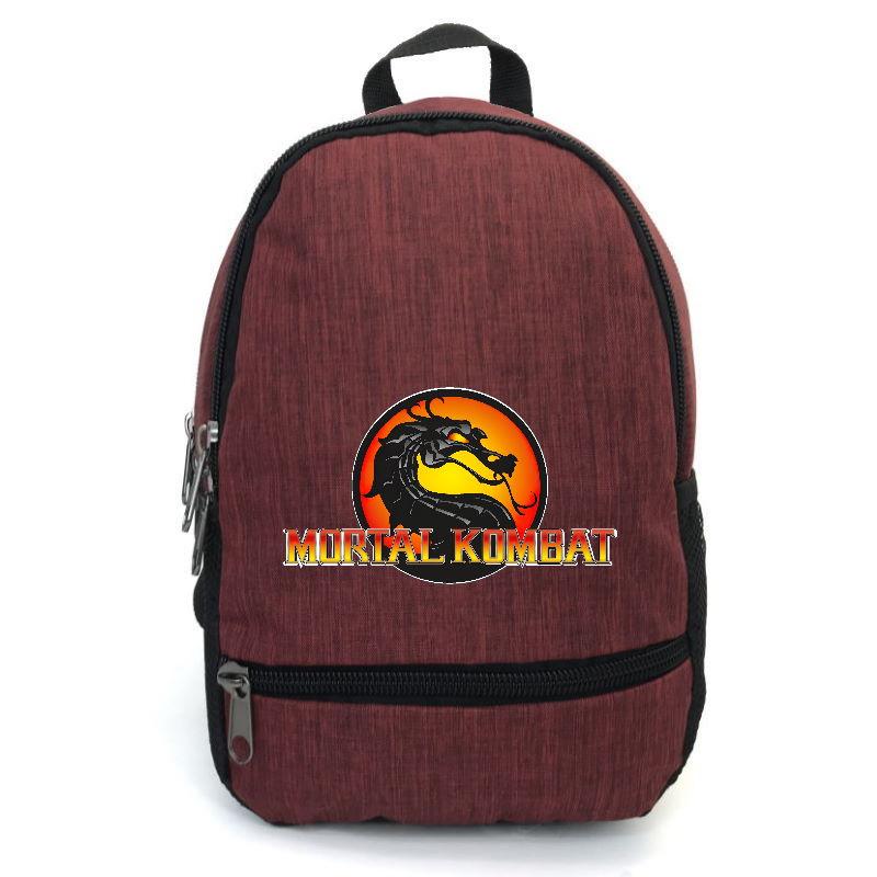 Рюкзак Мортал Комбат підлітковий Cappuccino Toys (Mortal Combat 001-red) червоний