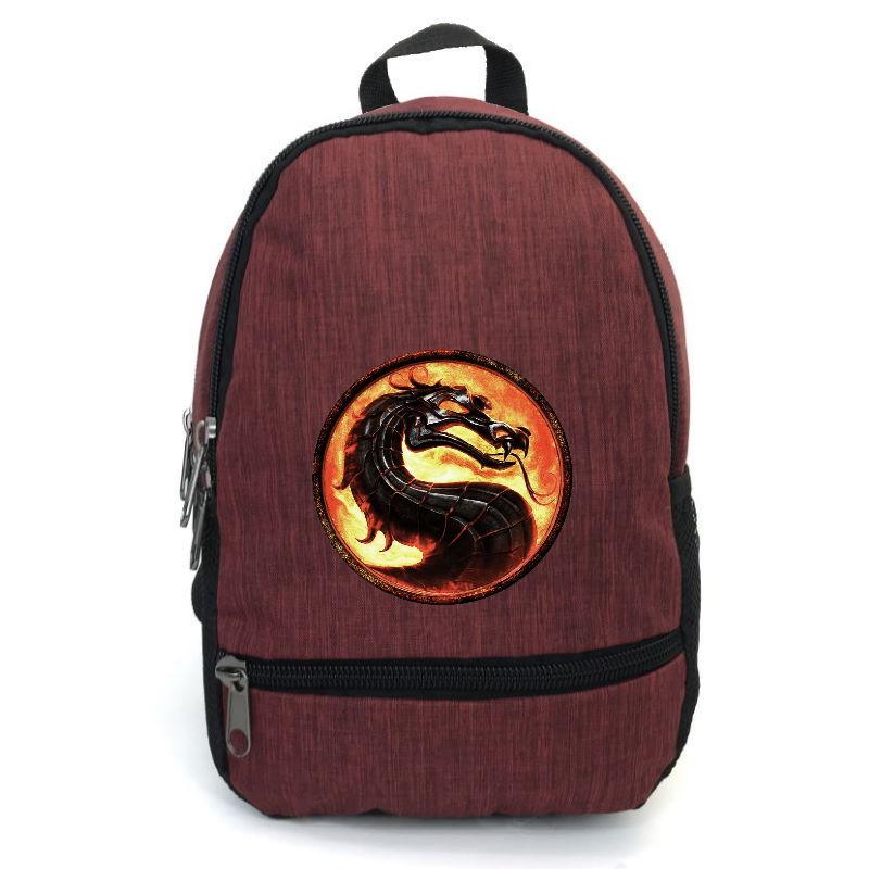 Рюкзак Мортал Комбат підлітковий Cappuccino Toys (Mortal Combat 002-red) червоний