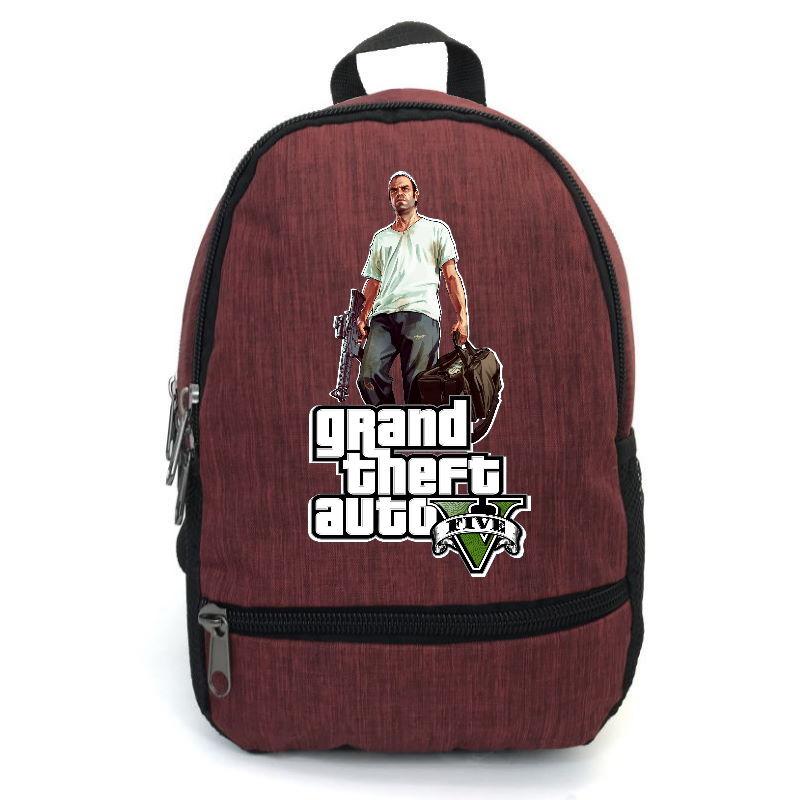 Рюкзак GTA підлітковий Cappuccino Toys (gta 004-red) червоний