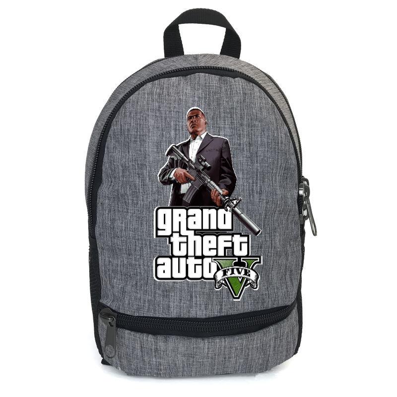 Рюкзак GTA підлітковий Cappuccino Toys (gta 003-gray) сірий