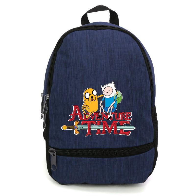 Рюкзак Час Пригод підлітковий Cappuccino Toys (Adventure time 001-blue) синій