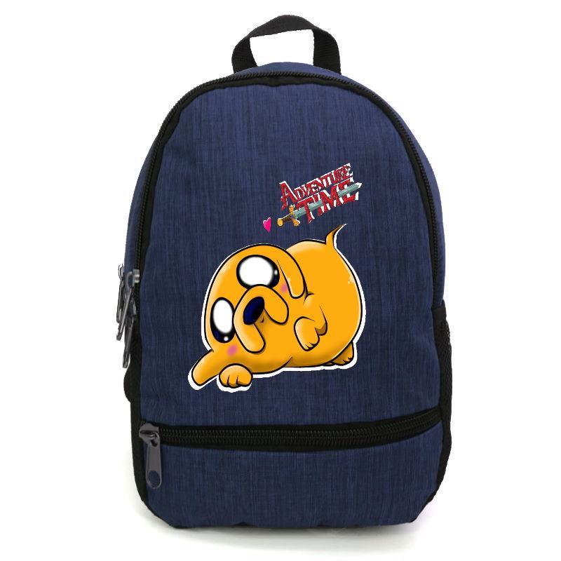 Рюкзак Час Пригод підлітковий Cappuccino Toys (Adventure time 009-blue) синій