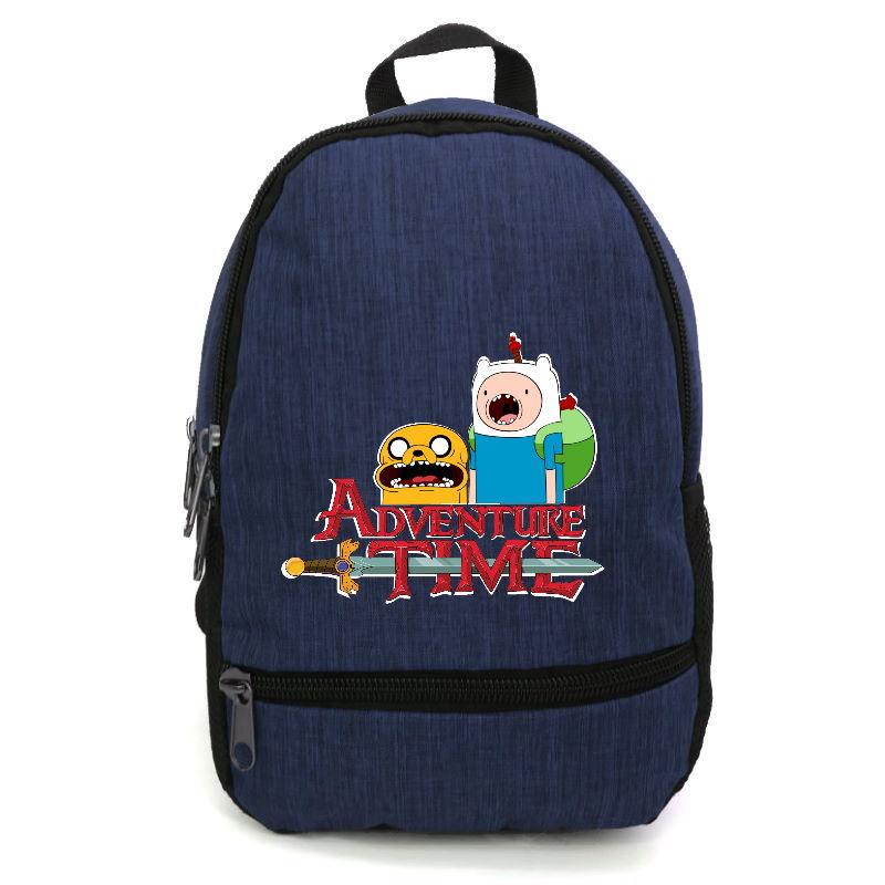 Рюкзак Час Пригод підлітковий Cappuccino Toys (Adventure time 005-blue) синій