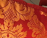 Подушка червона із золотим вензелем Jab, фото 6