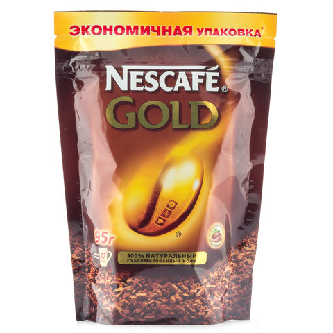 Кофе растворимый Nescafe Gold 100 г. м/у - фото 1 - id-p204954862