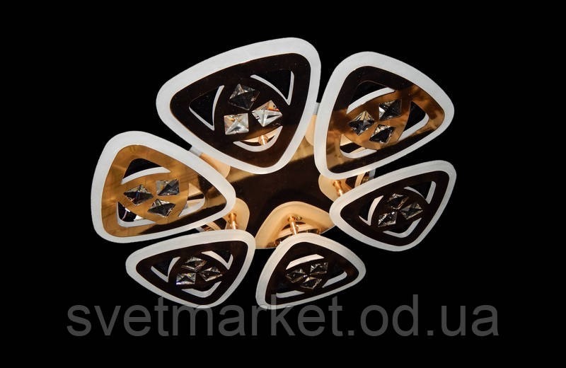 Сучасна люстра LED 6013/6FG LED 3color dimmer