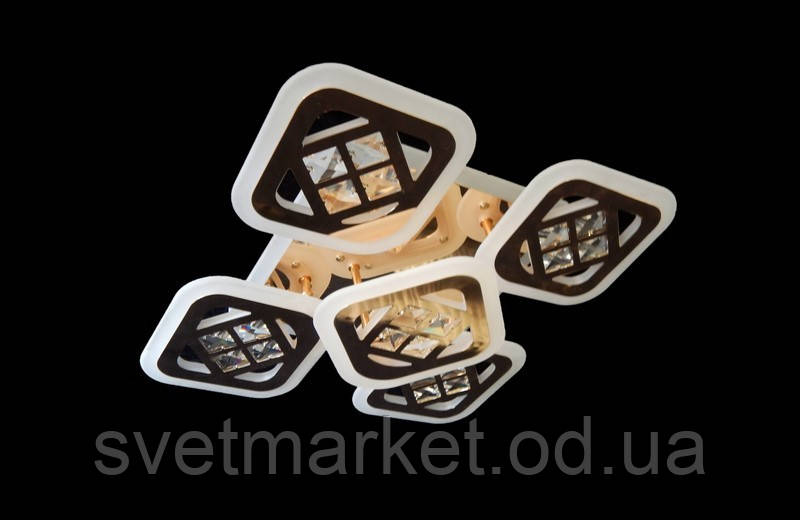 Сучасна люстра 6009/4+1S FG LED 3color dimmer