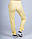 Штани спортивні жіночі велюрові з 2 кишенями жовті, фото 3