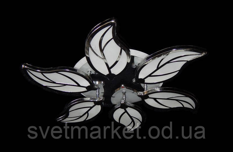 Стельова люстра з димером і LED-підсвіткою 8881/6HR LED 3color dimmer, фото 1