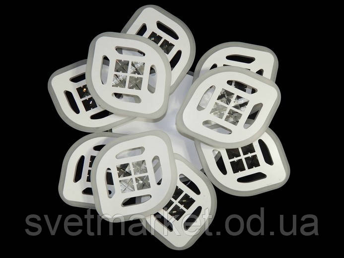 Стельова світлодіодна люстра з димером 6012/6+3WH LED 3color dimmer