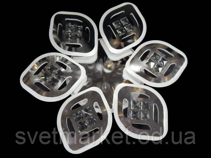 Сучасна люстра з підсвіткою 6012/6HR LED 3color dimmer