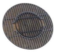 Чавунна сковорода Чавунний гриль для смаження на 23,5 дюйма Kamado AU-CCG 23