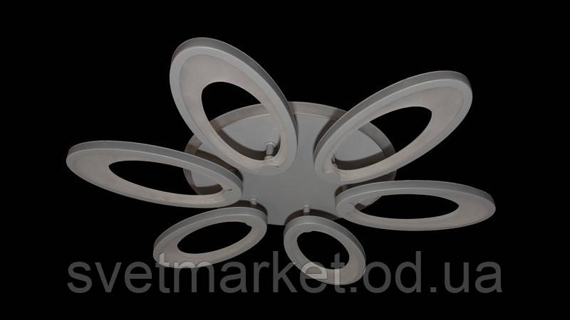 Світлодіодна люстра з димером 8889/6GR LED 3color dimmer