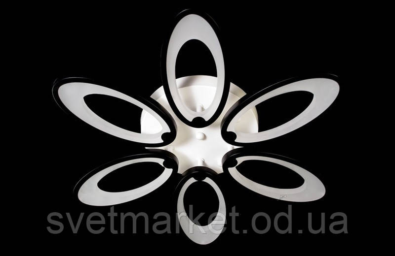 Світлодіодна люстра з димером 8889/6BK LED 3color dimmer