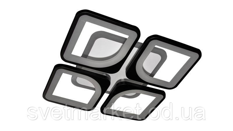 Стельова люстра з димером і LED-підсвіткою 5543/4S BK LED 3color dimmer
