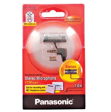 Мікрофон Panasonic RP-VC201E-S - фото 3 - id-p17436977