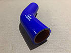 Патрубок радіатора МТЗ нижній (силікон синій) (d=38 мм) (L=130мм) (50-1306028-Б2), фото 2