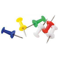 Кнопки гвоздики кольорові Buromax 50 шт (BM.5150)