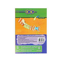 Картон кольоровий А5 ZiBi 8 аркушів (ZB.1957)