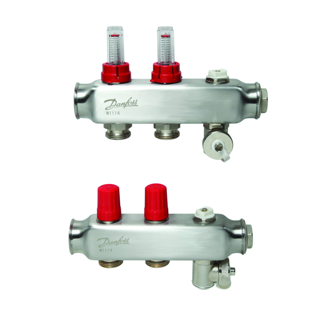 Danfoss SSM-2F (088U0752) нержавіючий колектор з ротаметрами