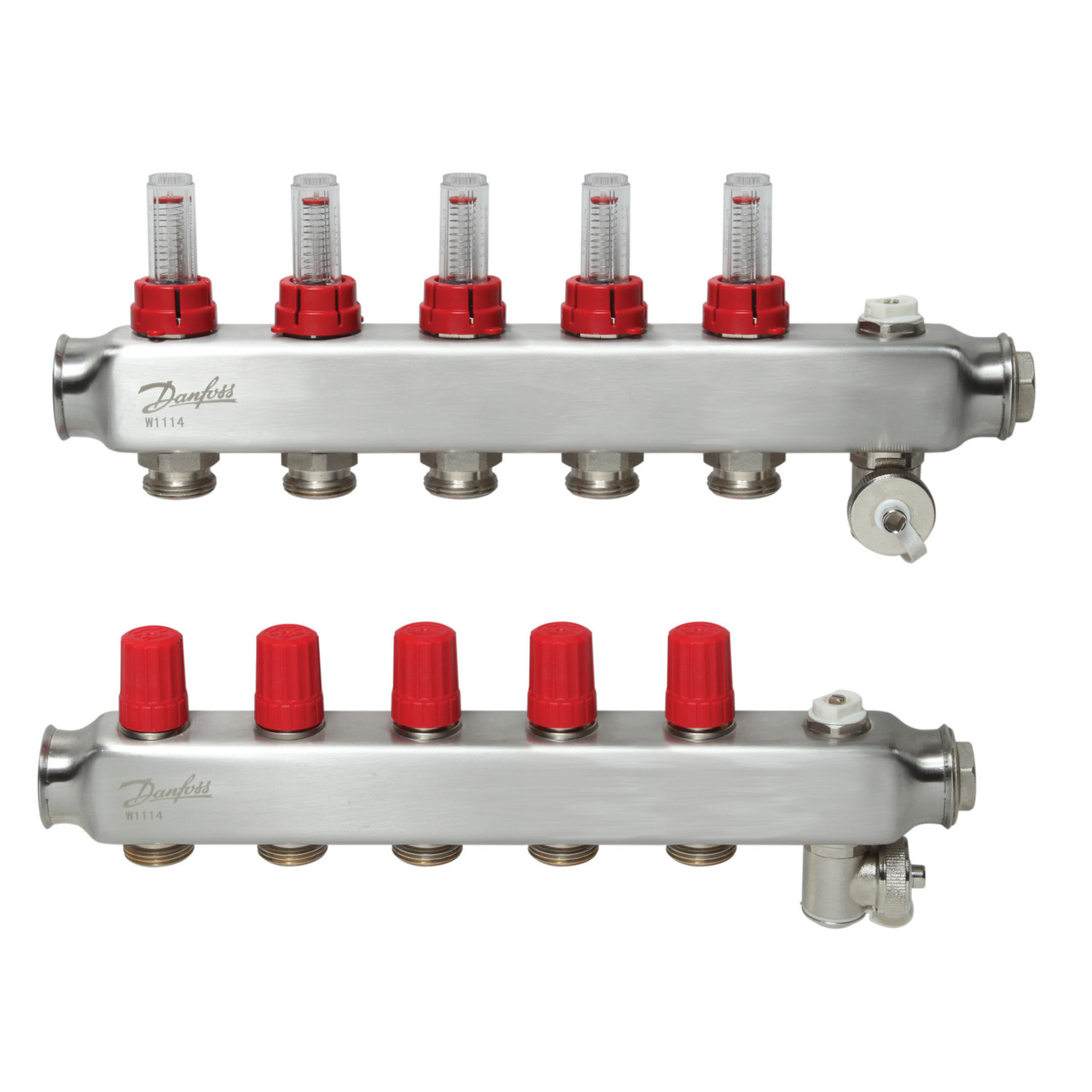 Danfoss SSM-5F (088U0755) нержавіючий колектор з ротаметрами