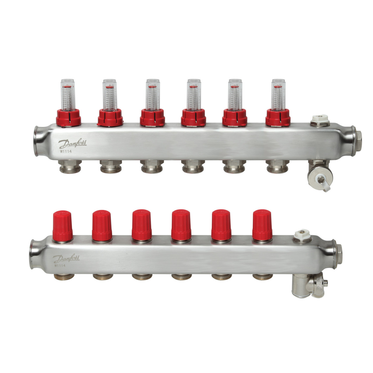 Danfoss SSM-6F (088U0756) нержавіючий колектор з ротаметрами