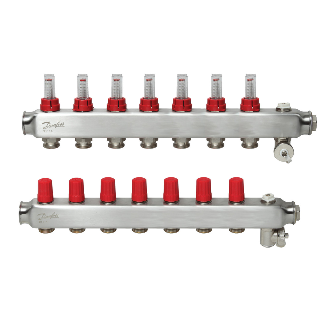 Danfoss SSM-7F (088U0757) нержавіючий колектор з ротаметрами