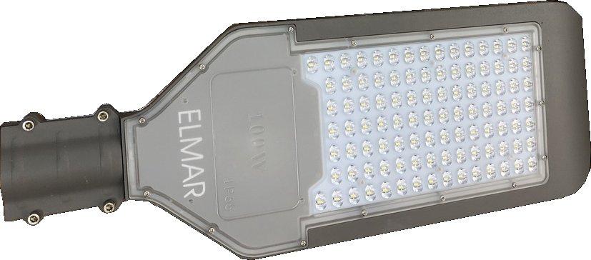 Світильник вуличний LED ELMAR LSLT 100w 6500K 9550Lm Сірий IP65 SMD LSLT.LED.100w (світлодіодний)