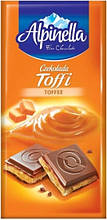 Молочний шоколад Alpinella Toffee , 100 гр