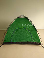 Самоскладаюча палатка-автомат 4-х місна (2х2х1,4 м.) зелена, фото 3