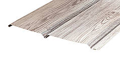 Металосайдинг Панельна дошка Біле дерево