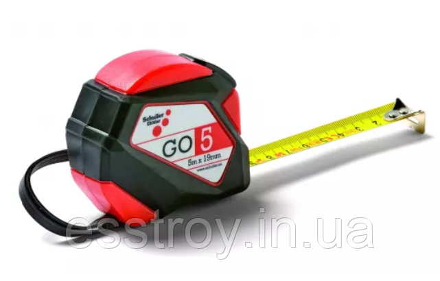 Рулетка будівельна вимірювальна GO AUTOSTOP, Schuller (Австрія), 25 мм/7.5м