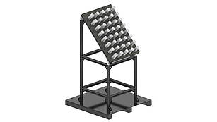 Стіл для позиціонування заготовок з тримачем для циліндричних заготовок OrbiRobots