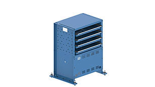 Стіл для зберігання деталей і заготовок з висувними полицями OrbiRobots