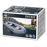 Тримісний човен надувний Intex Mariner 3 set