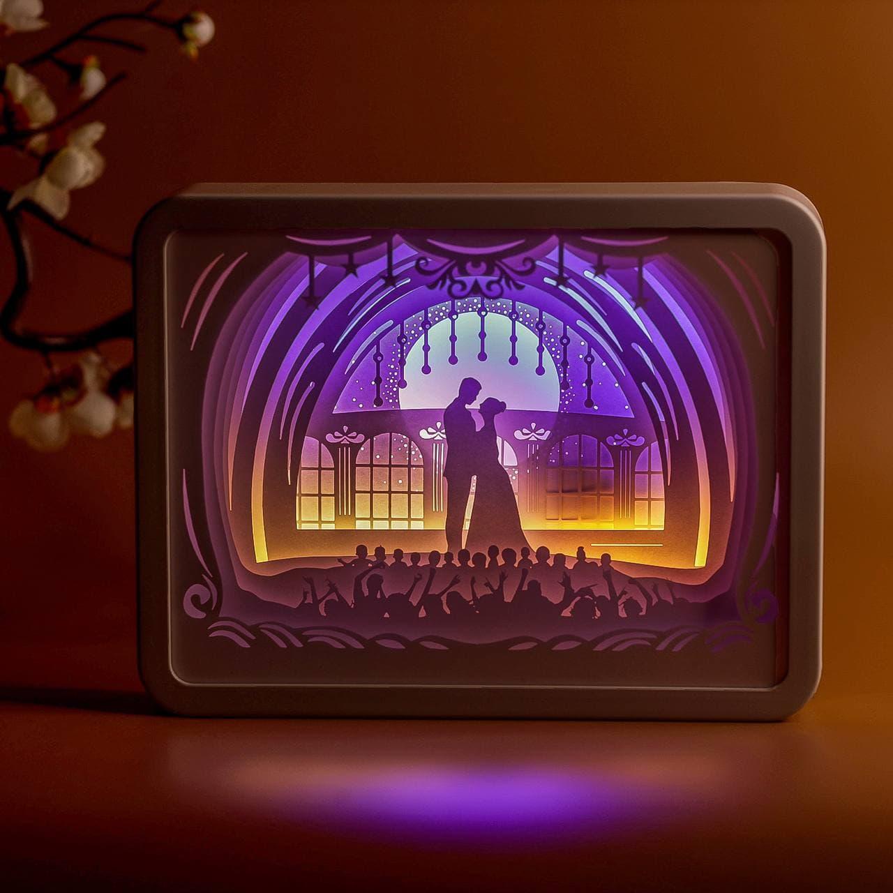 3D настільна картина-нічник "Мюзикл" 3DTOYSLAMP