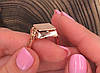 Печатка чоловіча Xuping. Рожеве Золото (покриття) 585 проби. 23 розмір, фото 6