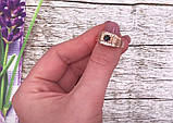 Друкка чоловіча Xuping No13857. Золото рожеве (покриття) 585 проби. 22 розмір, фото 6
