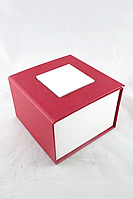 Коробка красная подарочная к наручным часам, футляр, шкатулка + подушечка