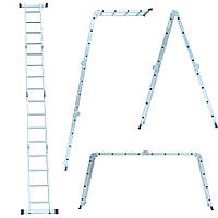 Драбина багатоцільова 4×4 (алюмінієва) FLORA (5031324)