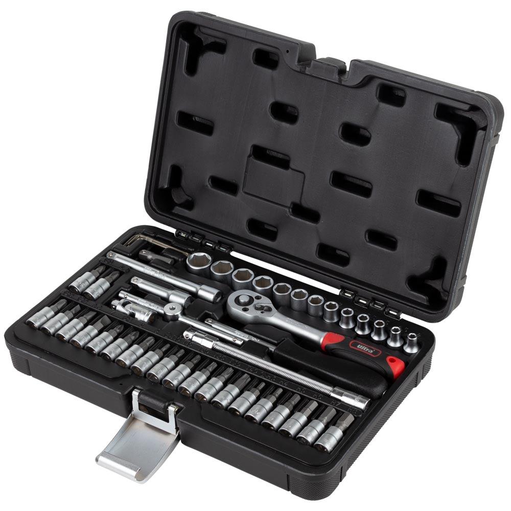 Набір насадок торцевих і біт 1/4" 46 шт CrV Taiwan ULTRA (6003162), фото 1