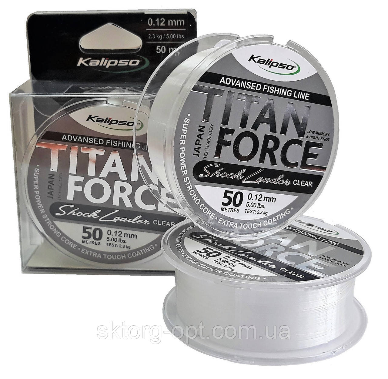 Волосінь Kalipso Titan Force Leader 50м 0.12 мм