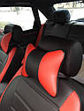 Чохли CHEVROLET LACETTI модельні MAX-L з екошкіри Чорно-червоний, фото 4