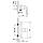 Змішувач MAGGIORE Ø40 для душу CORSO 9608300 (BE-1D122C), фото 4