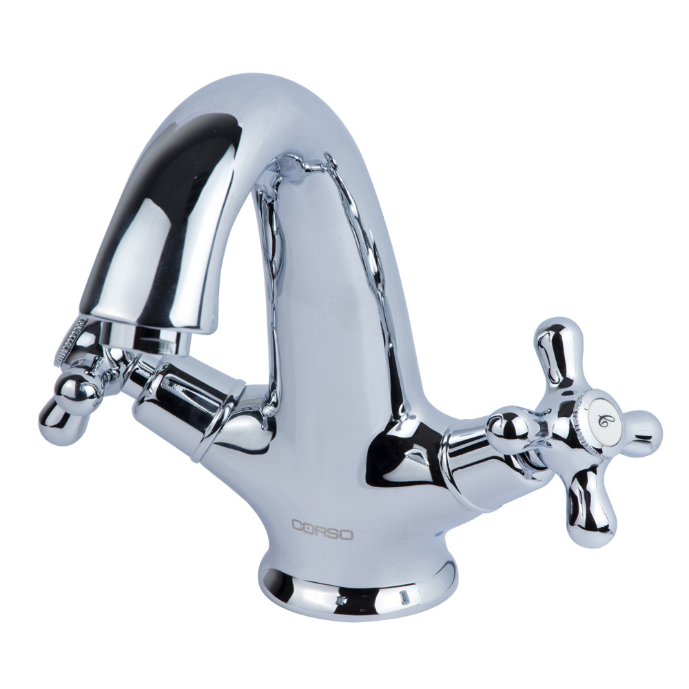 Змішувач ARNO 1/2" для раковини литий на шпильці CORSO (FE-2A152C) (9679000), фото 1