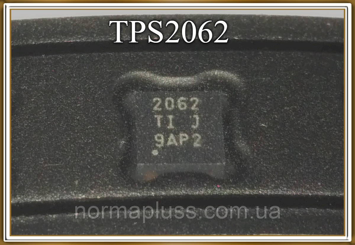 Мікросхема TPS2062 (QFN-8), фото 1