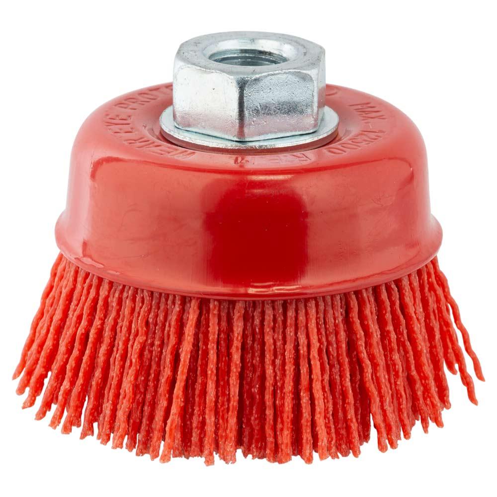 Щітка дротяна чашоподібна Ø75 мм М14×2 мм (нейлонова) SIGMA (9014471)